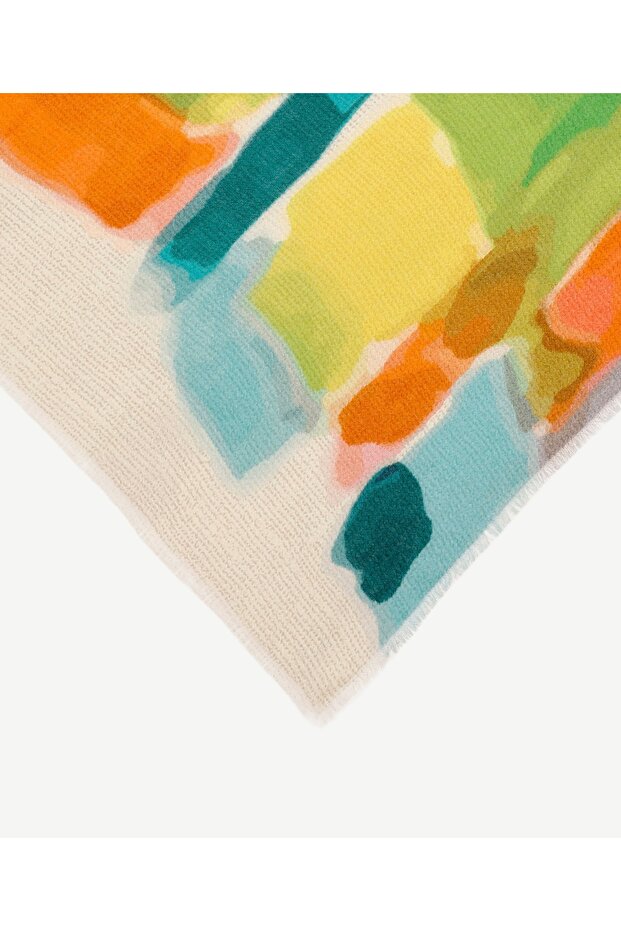 مجردة منقوشة شال - 2