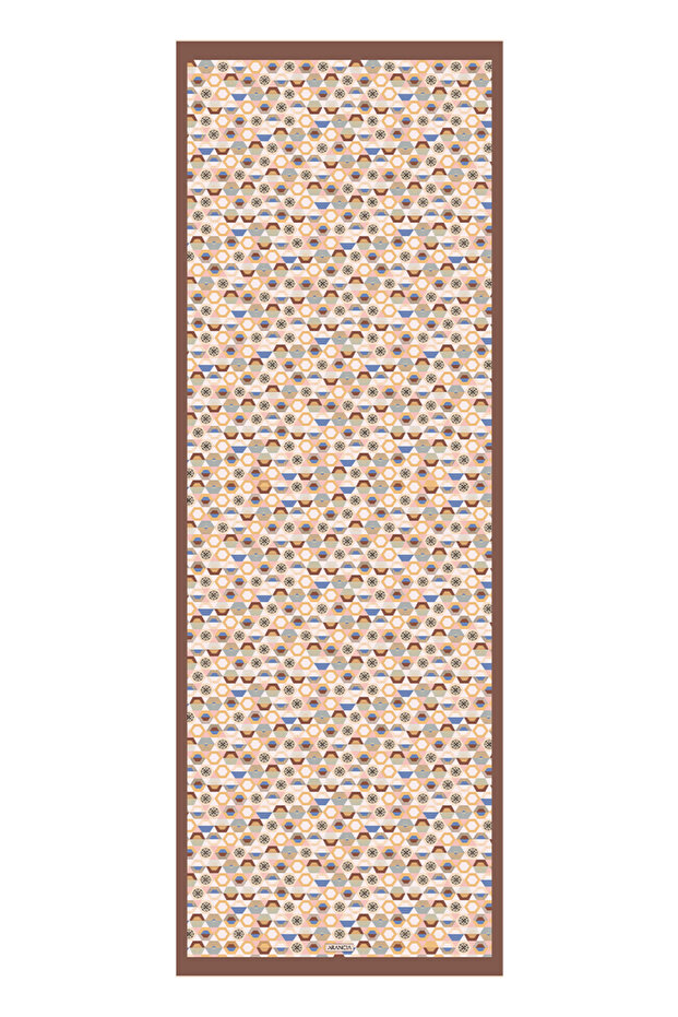 شال بيور تاتش باللون البيج مقاس 70×200