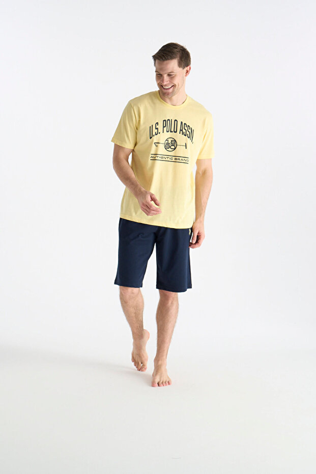 26Y Men's Yellow Shorts Set