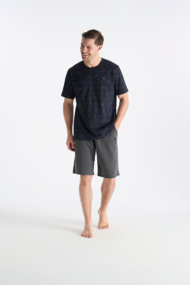 26Y Men's Navy Blue Shorts Set