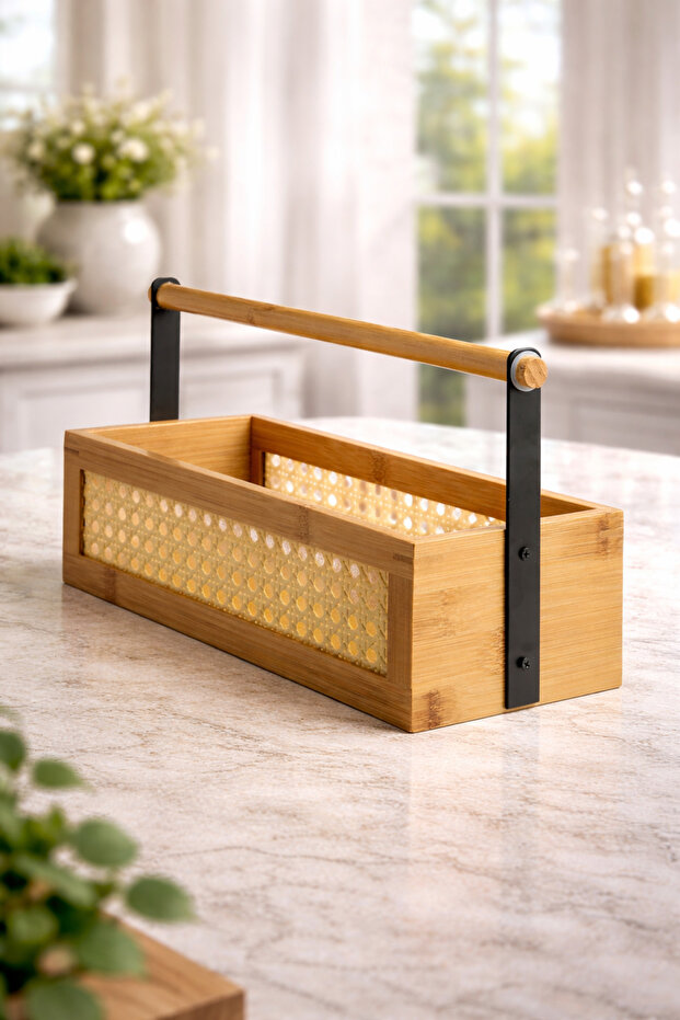 Ahşap Bambu Stand - 1