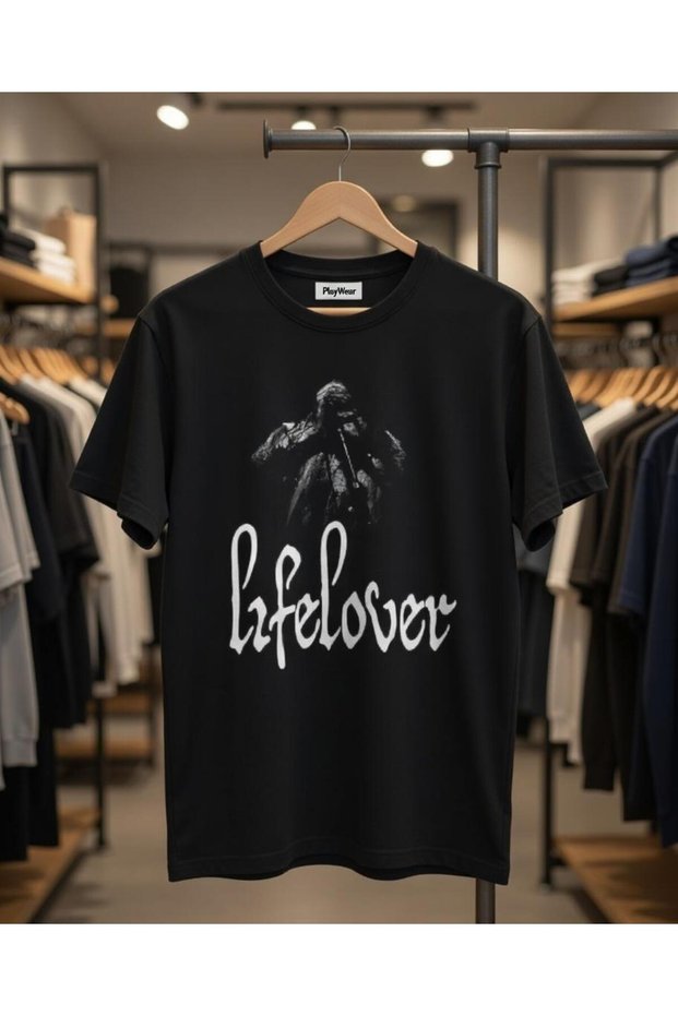 Life Lover Printed Tshirt 100% Cotton Regular Fit T-Shirt
