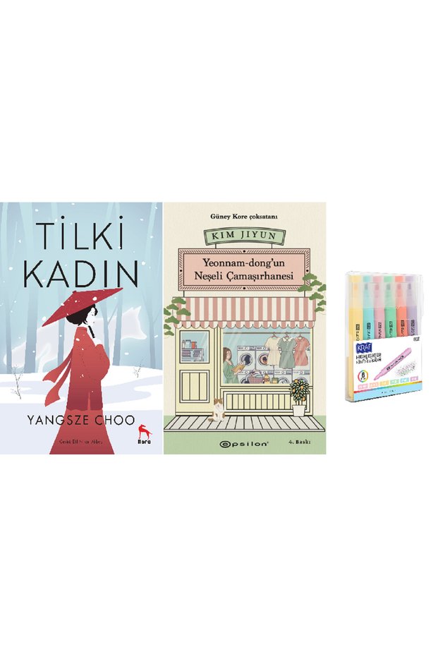 Fox Woman + Yeonnam-dongun Neşeli Çamaşırhanesi 2 Books Pencil Set Hd