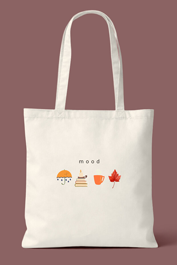 My Mood Printed Cloth Bag - Daily Shoulder Bag