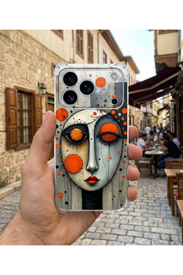 حافظة حماية للزوايا متوافقة مع هاتف iPhone 16e مطبوعة بالأشعة فوق البنفسجية بتصميم Metamorphosis Focus - 3