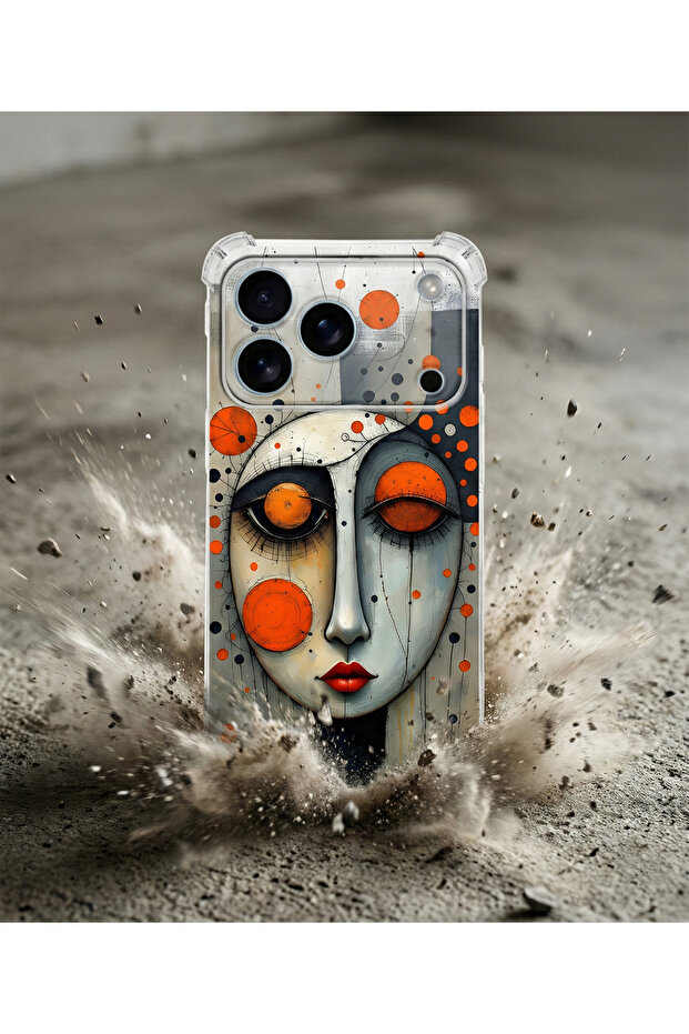 حافظة حماية للزوايا متوافقة مع هاتف iPhone 16e مطبوعة بالأشعة فوق البنفسجية بتصميم Metamorphosis Focus - 2