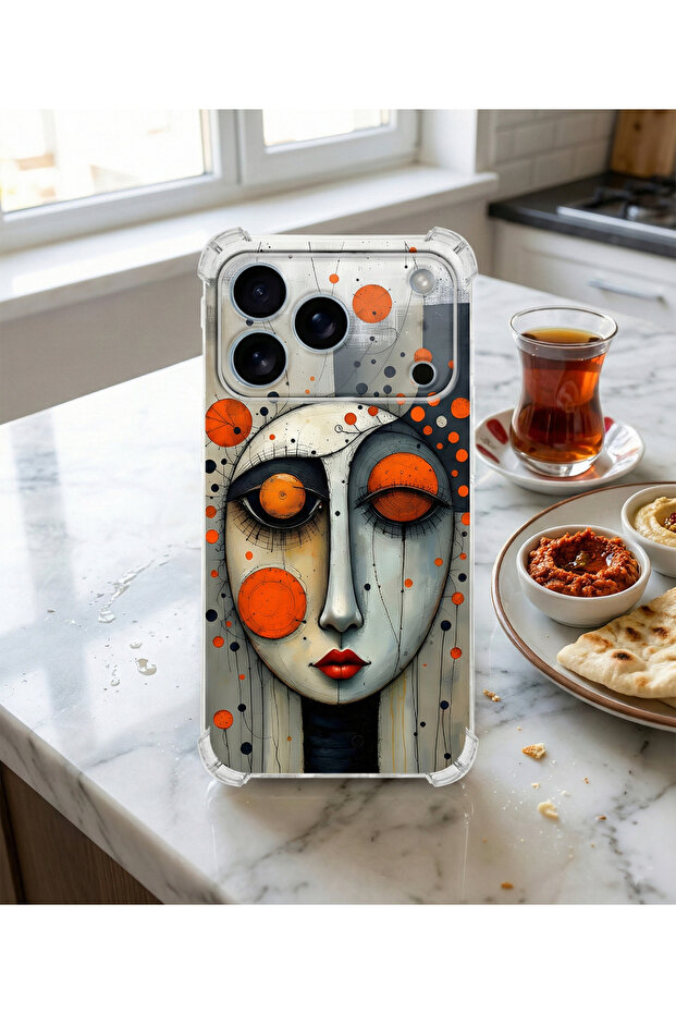 حافظة حماية للزوايا متوافقة مع هاتف iPhone 16e مطبوعة بالأشعة فوق البنفسجية بتصميم Metamorphosis Focus - 6