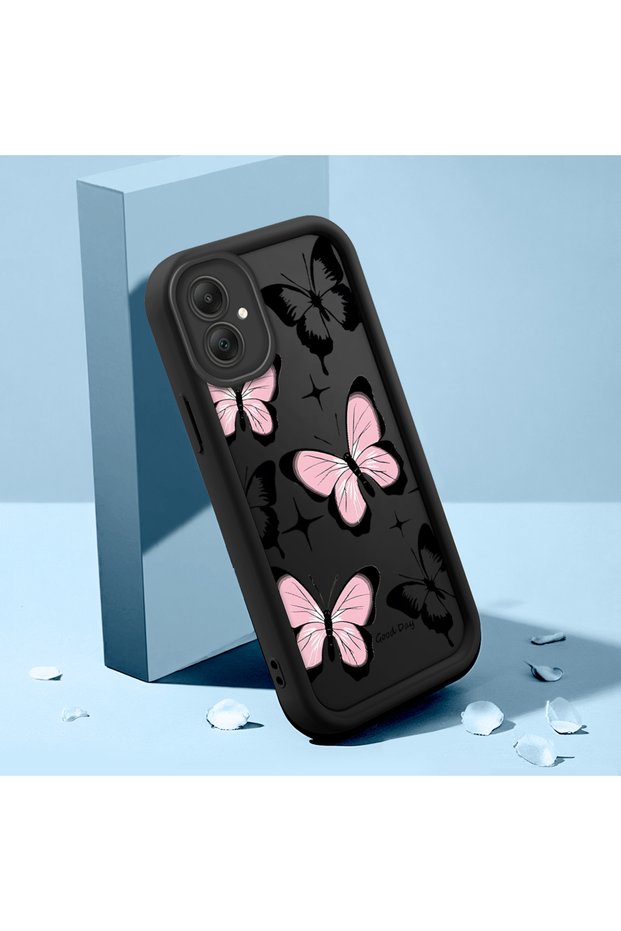 Samsung Galaxy A05 Compatible Case Slim Soft Silicone Phone Case Colorful Butterfly