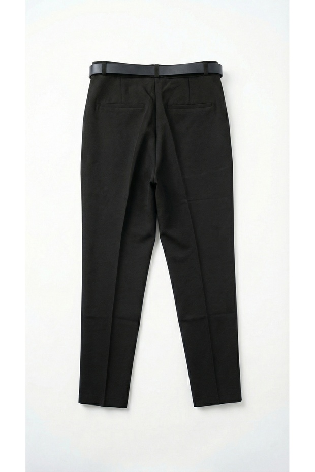بنطلون سيجارة - أسود - 4