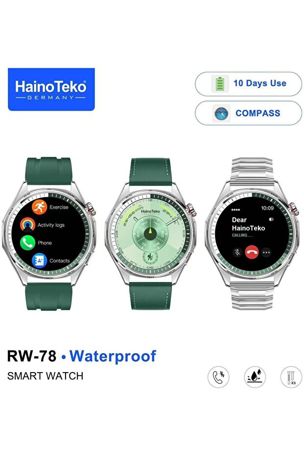 RW-78 Waterproof Smart Watch With AMOLED Display