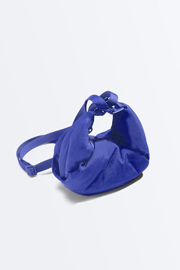 Kapitone mini çapraz askılı çanta - 6