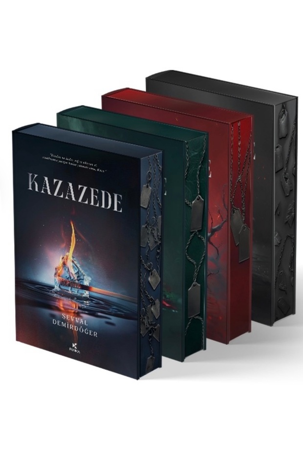 Edge-Painted Kazazede 1-2-3-4 Volume Set—Şevval Demi̇rdöğer