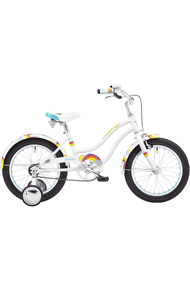 KIDS BICYCLE SUN SHIMMER 16" WHITE
