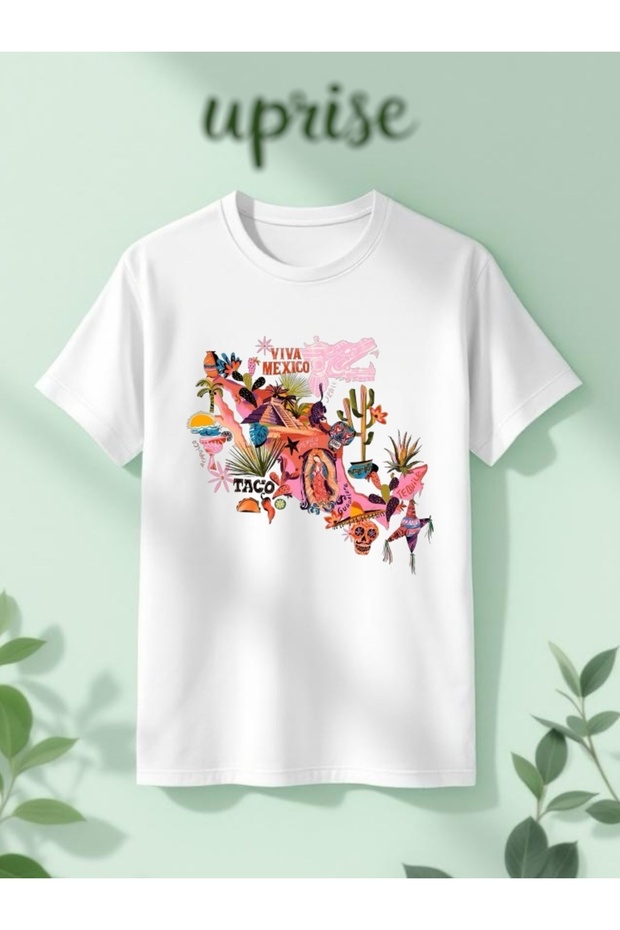 Mexico City Printed Cotton Oversize T-Shirt