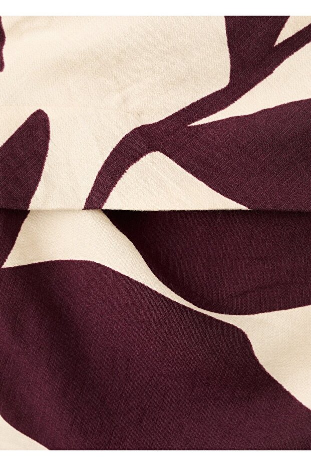 Desenli straplez tulum - 7