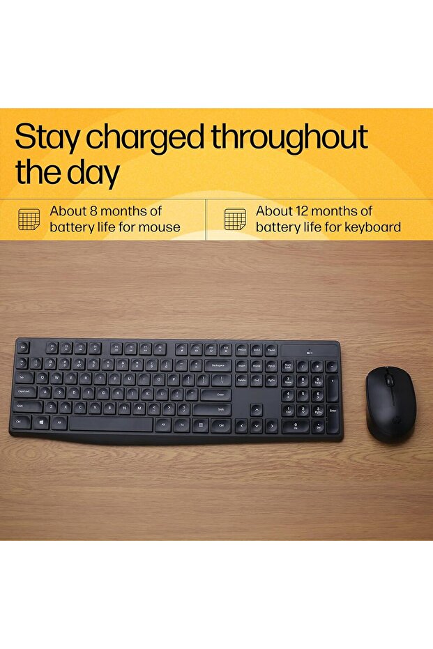 HP Wireless USB Keyboard And Mouse Combo - CS10 - 7