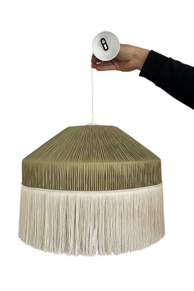 Bohem Avize, Rustik Avize, Jüt Avize, Doğal Avize, Hasır Örgü Avize, Bambu Avize, Tavan Aydınlatması - 5