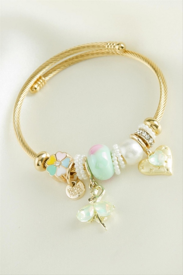 Nrzsnt Heart Star Panora Bracelet (20331) - Yellow