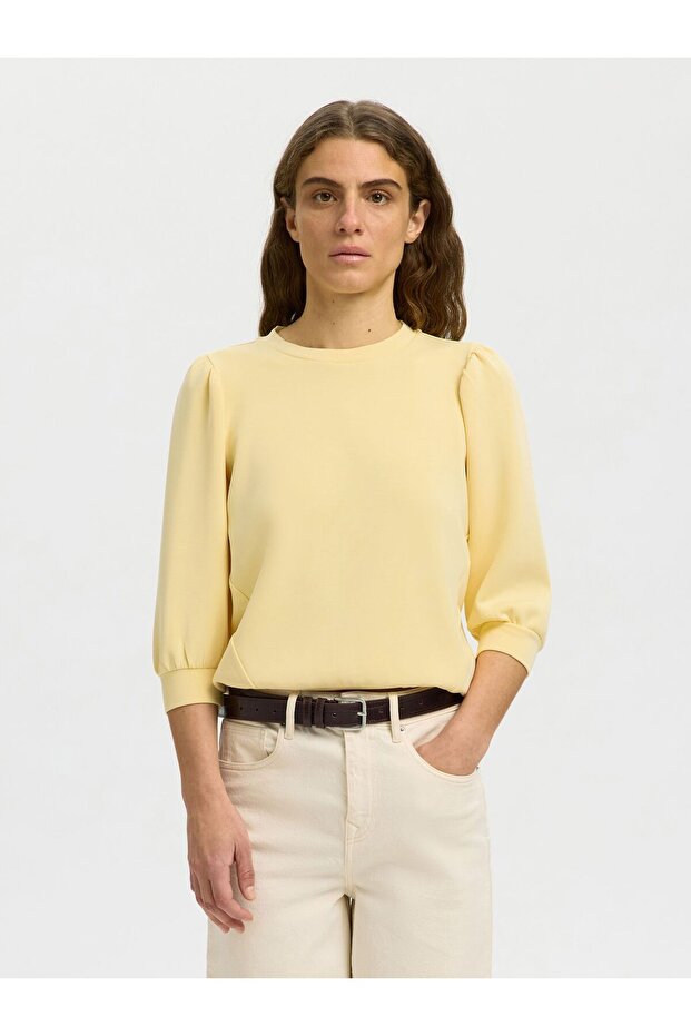 Sweatshirt Puffärmel - 1