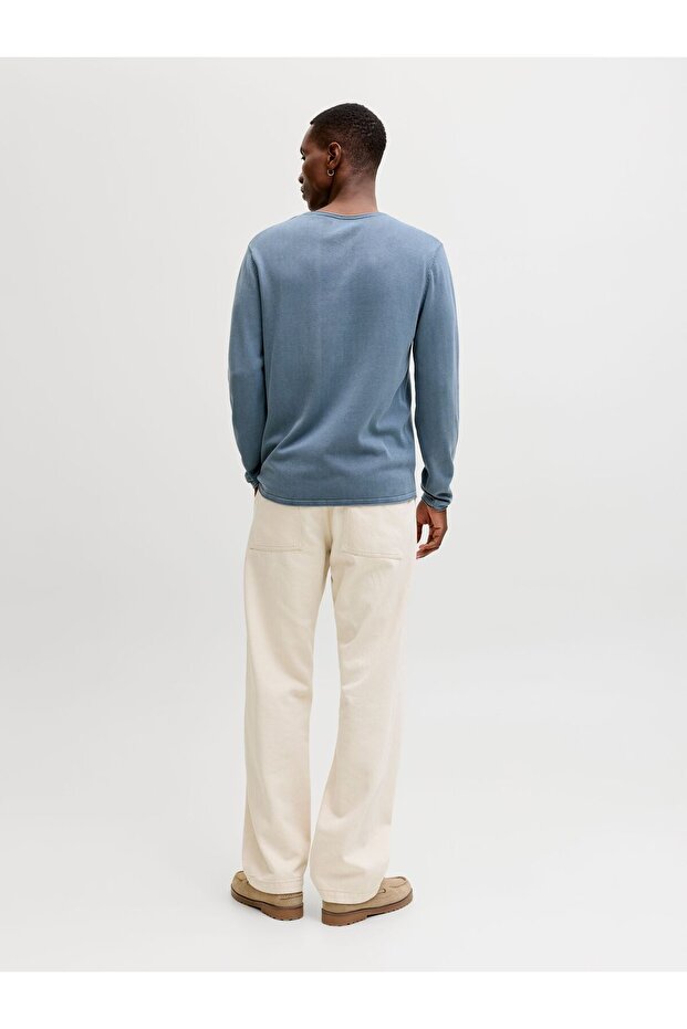 Strickpullover Einfarbig Strickpullover - 4