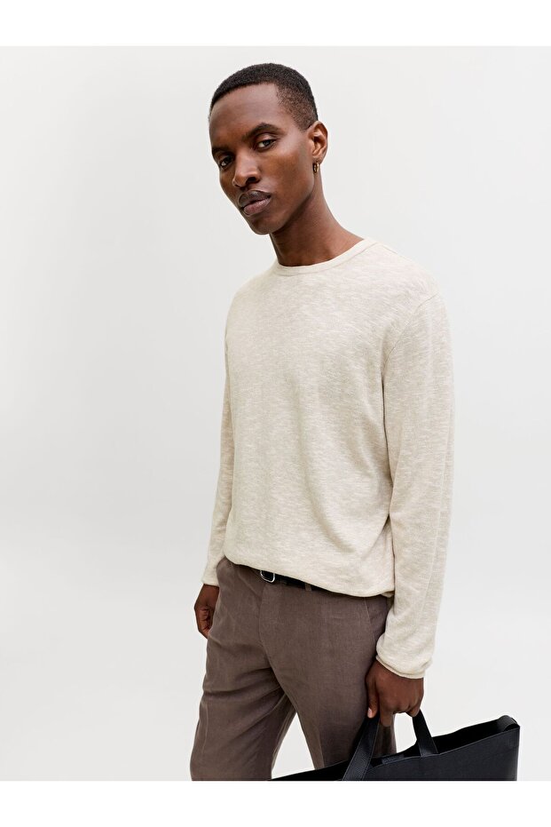 Strickpullover Einfarbig Strickpullover - 7