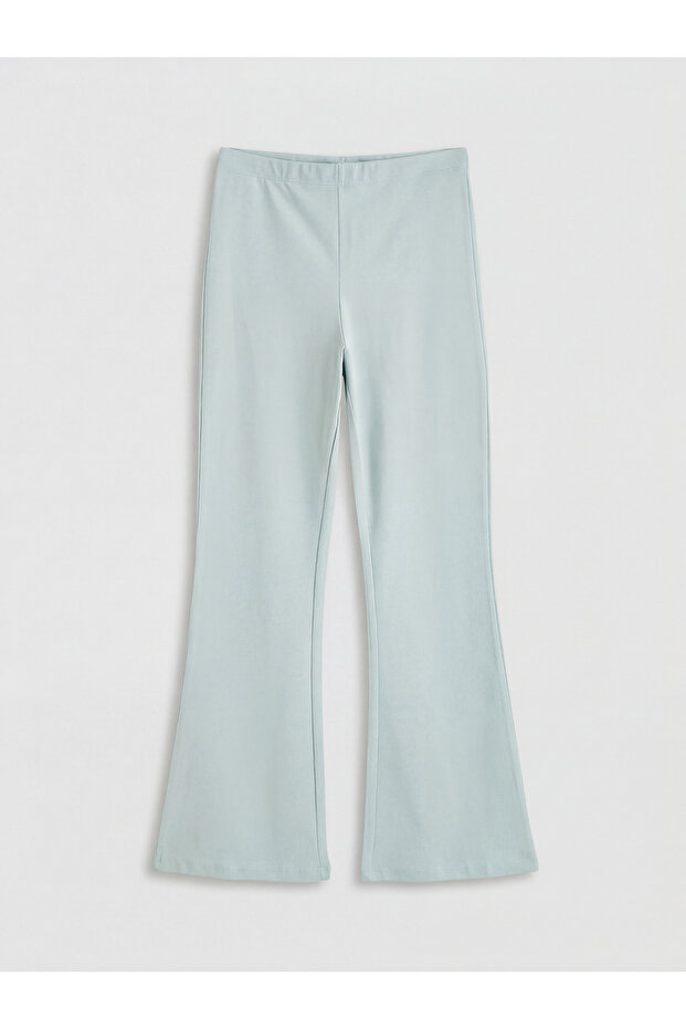 Girl's Elastic Waist Flared Leggings (S6)