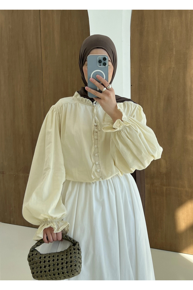 3257 HM GÖMLEK bej - 2