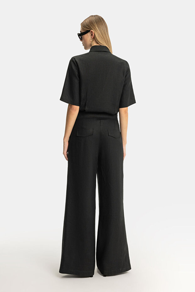 SİYAH KETEN TULUM - 7