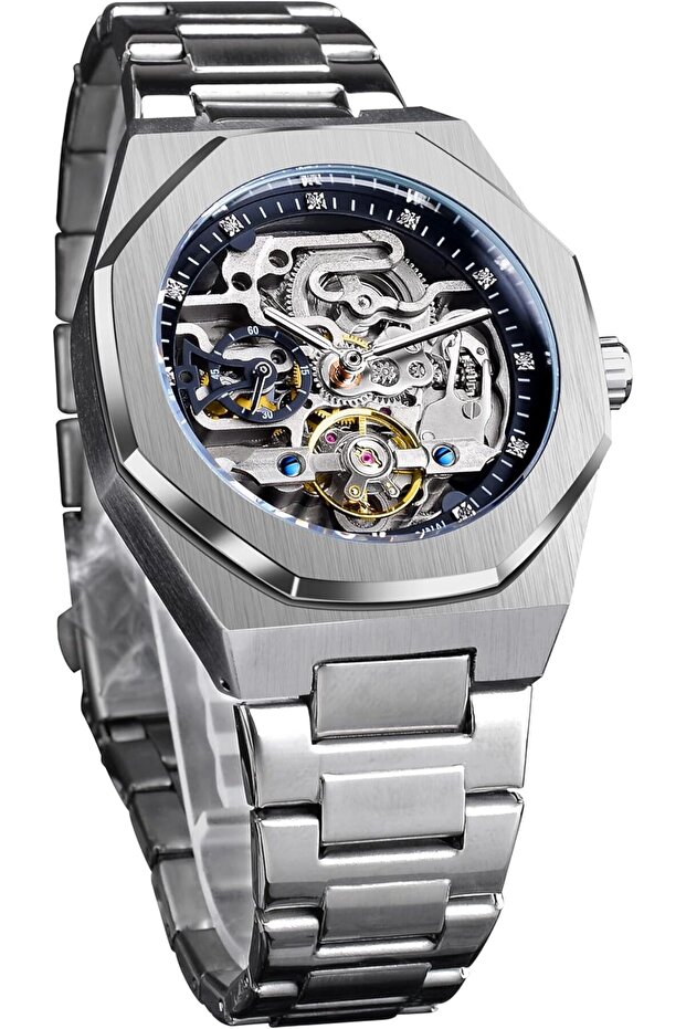 Luxury Automatic Mechanical Watch – No Battery | Skeleton Design | Premium Look