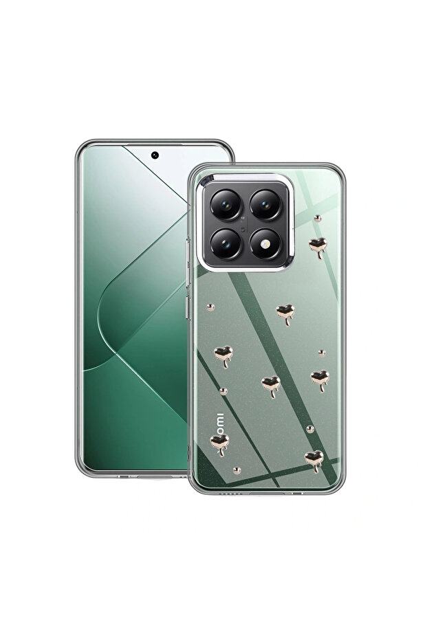 غطاء مزخرف بفيونكة لهاتف Mi 14t Pro - النمط 1 - 1