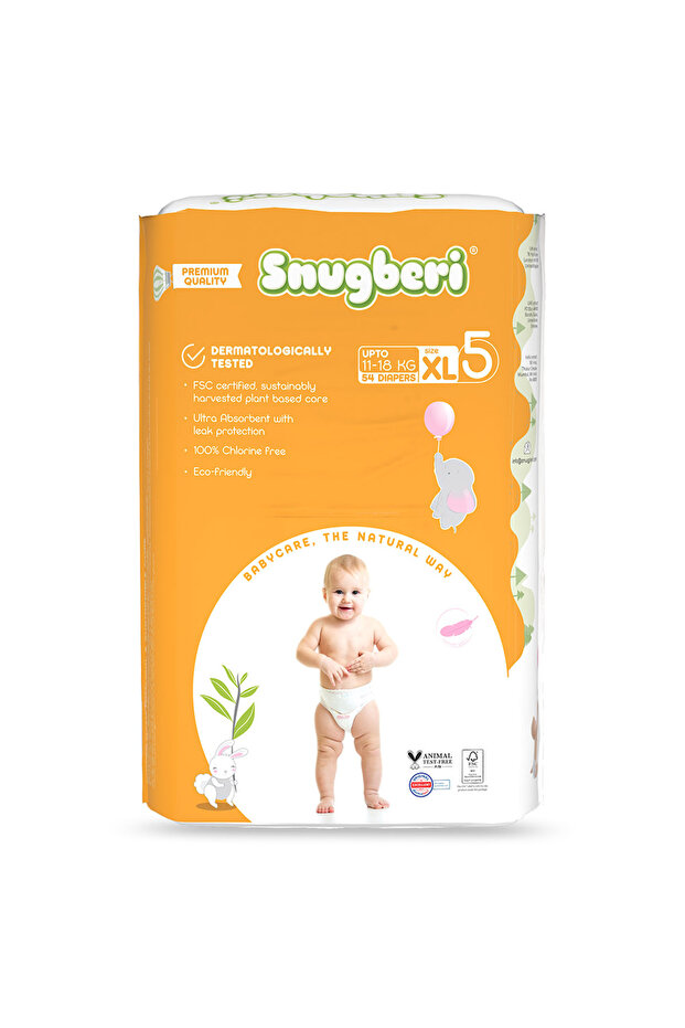 Diaper Size 5 X large 11-18kg - Mega Pack 54's
