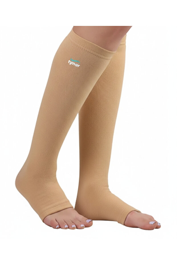 Compression Stocking Below Knee Classic I 16/Medium Size(تاينور جوارب ضاغطة أسفل الركبة مقاسM) - 1