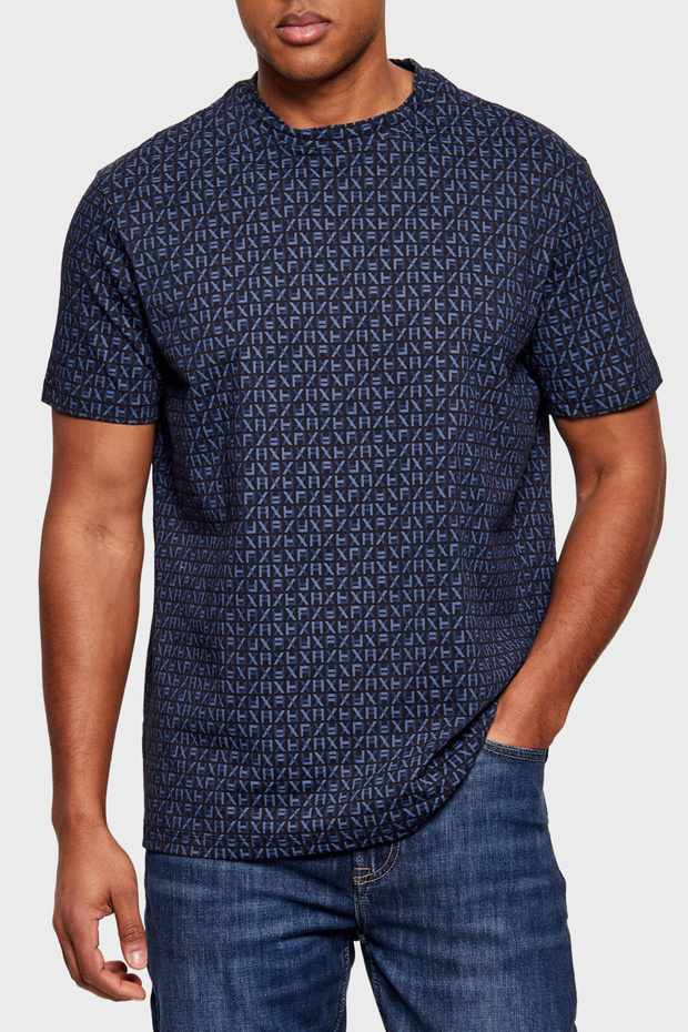 Cotton Regular Fit Logo Crew Neck t Shirt Men's t Shirt Xm002778 Af10356 Fb44