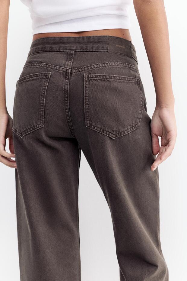 Düşük bel korsan jean - 5