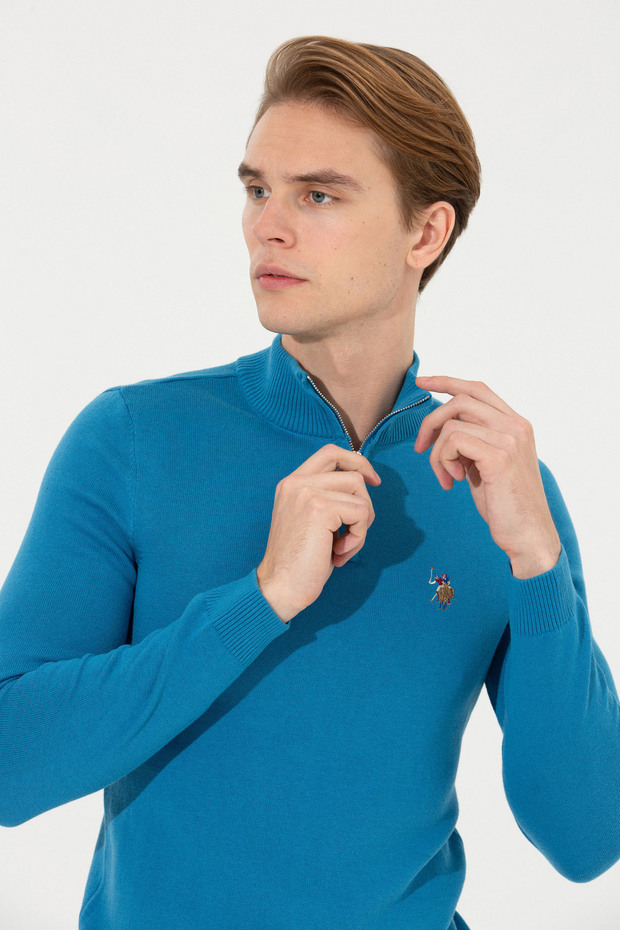 Men's Cobalt Blue Sweater 50254065-Vr077