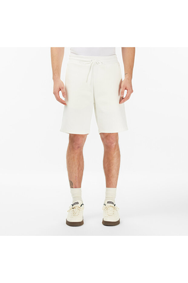 Erkek Regular Fit Krem Şort - 2