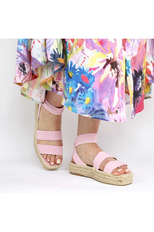 Sandale de dama comode si versatile FB-0046-PINK - 1