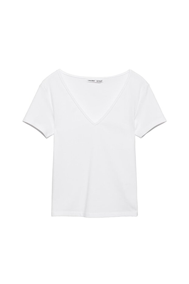 V yaka t-shirt - 3