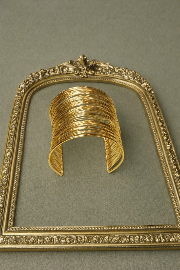 Arya Gold Color Multi-Strand Steel Bracelet