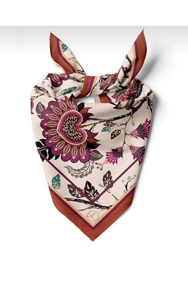 55X55 Dream of Flowers Bandana/ Scarf