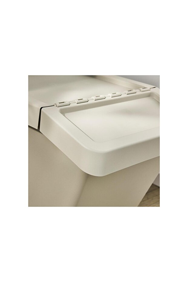 صندوق فرز النفايات، بيج، 60 لتر - 2