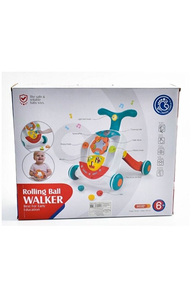 Multi-Function Rolling Baby Walker - 1