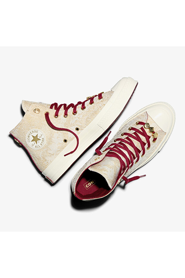 Chuck 70 Unisex Krem Sneaker - 5