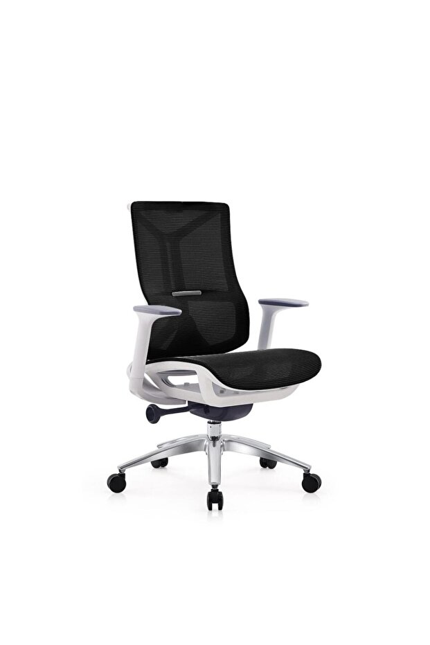 Modern Ergonomic Office Chair Without Headrest for Office, Home Office and Shops, Medium Back