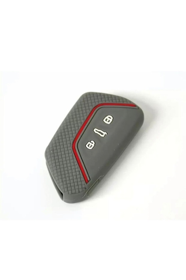 Volkswagen Caddy 2021+ Model Gray Color Silicone Key Protection Case