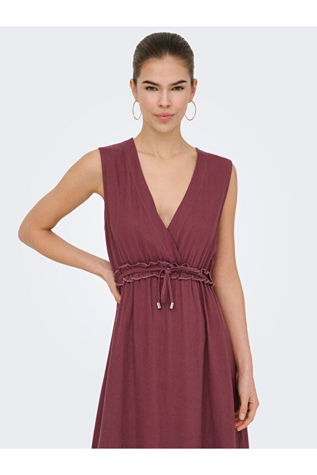 Rochie lungă de in ONLGOA - 6