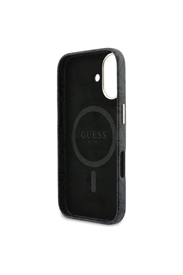 Carcasă pentru iPhone 17, 4G Script MagSafe, Neagră - 2