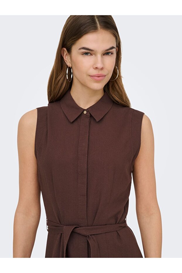 Rochie lungă de in ONLGOA - 7