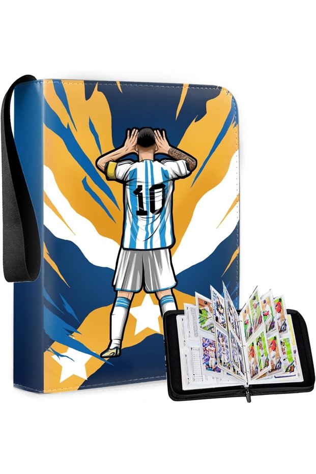 Binder Card Holder For Trading Games Collection, Holds Up To 400 Cards With 50 Removable Slee