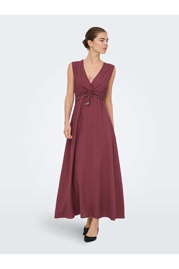 Rochie lungă de in ONLGOA - 1